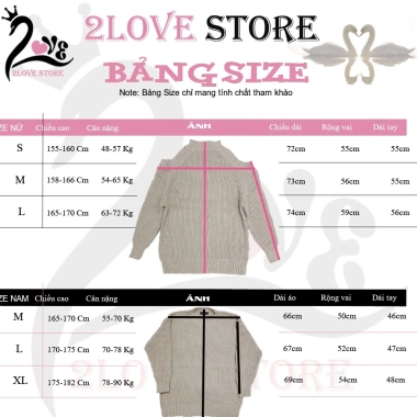 Set Đồ Đôi Nam Nữ 2LOVE Thu Đông – Áo Len Đôi, Bộ Đồ Couple Giá Ưu Đãi 419.900₫ 2