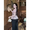Set đồ nữ chơi tết áo gấm đính nơ phối quần tuyết nhung Ht1.055 - Giá 189.000 VND 7