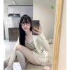 Set đồ nữ chơi Tết LOVITY GGG: Áo khoác cardigan, áo ống sọc, váy voan tầng xoè - Giá chỉ 189.000đ 8
