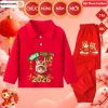 Set Đồ Tết Bính Ngọ 2.026 Mừng Năm Mới Bé Trai Bé Gái BABYMALL - Bộ Thun Polo Dài Tay Giá chỉ 182.000 5