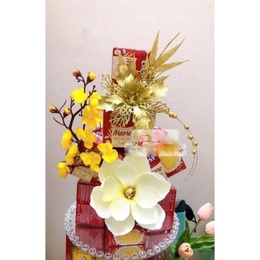 Set Đồ Trang Trí Tháp Bánh - Phụ Kiện Lộc Tài, Tặng Keo Nến và Đế, Rước May Mắn Dịp Tết 36.200 5
