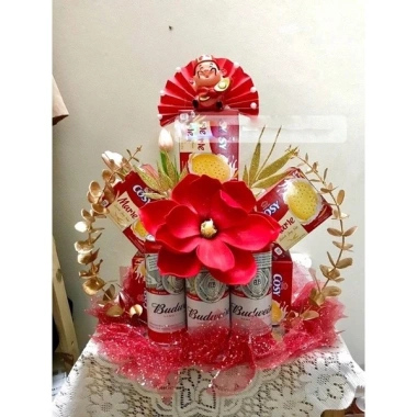 Set Đồ Trang Trí Tháp Bánh - Phụ Kiện Lộc Tài, Tặng Keo Nến và Đế, Rước May Mắn Dịp Tết 36.200 7