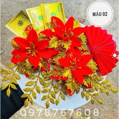 Set Đồ Trang Trí Tháp Bánh Phụ Kiện Tài Lộc Trưng Bày Lễ Tết 2.024 Giá 5.200 VND