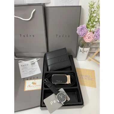 Set Fullbox và Túi giấy: Ví, Thắt lưng, Đồng hồ nam – Quà sinh nhật cho bạn trai 140k 5 Set Fullbox và Túi giấy: Ví, Thắt lưng, Đồng hồ nam – Quà sinh nhật cho bạn trai 140k 5
