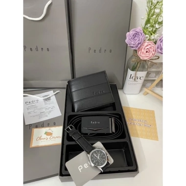 Set Fullbox và Túi giấy: Ví, Thắt lưng, Đồng hồ nam – Quà sinh nhật cho bạn trai 140k 6 Set Fullbox và Túi giấy: Ví, Thắt lưng, Đồng hồ nam – Quà sinh nhật cho bạn trai 140k 6