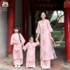 Set gia đình COCANDY áo dài XANH Tùng Minh + HỒNG Nhã E931/E1.091 - 358.000 VND 4