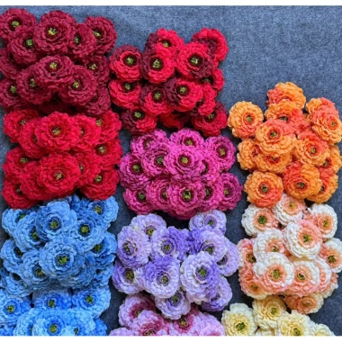Set hoa mix trang trí giỏ quà Tết - Giỏ hoa quả, bánh kẹo, chỉ 90.000₫