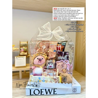 Sét Hộp Quà Bánh Kẹo + Gấu Bông Tông Nâu – Quà Sinh Nhật, Noel, Valentine, 8/3, Giá 159k 10
