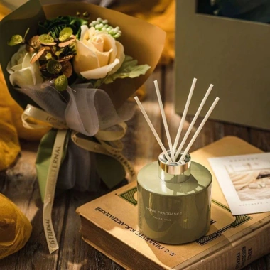Set hộp quà tinh dầu khuếch tán hoa lụa - hoa sang, quà sinh nhật & Giáng sinh 3