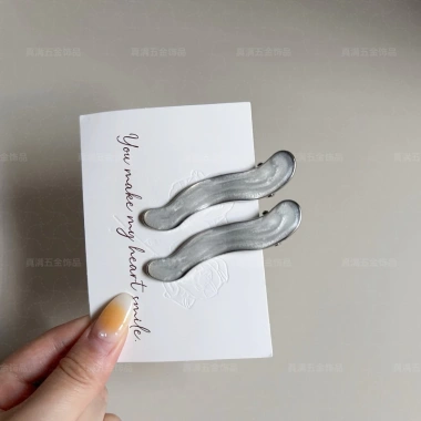 Set Kẹp Tóc Mái Inox Màu Xà Cừ Thời Trang Cá Tính Hàn Quốc Giá 11.669 4