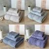 Set Khăn Bông Tắm Cotton Cao Cấp Mềm Mịn Thấm Hút Tốt Hút Nước Nhanh Du Lịch Nhỏ Gọn FreeShip 3