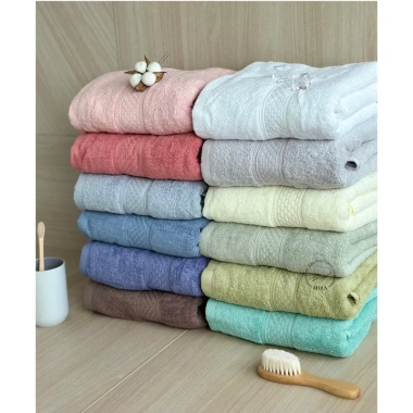 Set Khăn Bông Tắm Cotton Cao Cấp Mềm Mịn Thấm Hút Tốt Hút Nước Nhanh Du Lịch Nhỏ Gọn FreeShip