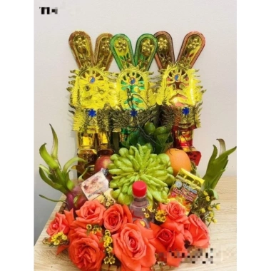 Set lễ cúng Ông Công - Ông Táo đầy đủ, giá 1.200.000đ, dụng cụ cho 1 lễ như ảnh