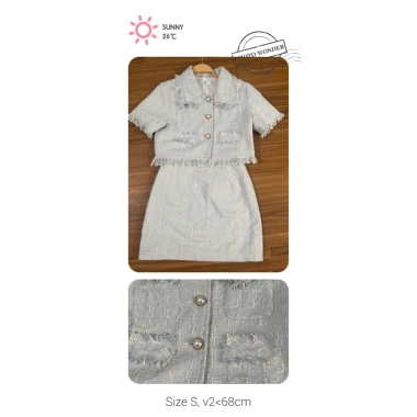 Set Len và Set dạ tweed thời trang Tết - Mặc sang, giảm còn 129.000đ (giá gốc 157.380đ)