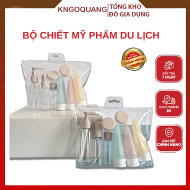Set Lò Chiết Mỹ Phẩm Chống Rò Rỉ 10 Món - Tiện Dụng Khi Du Lịch, Giá Chỉ 28.000 VND