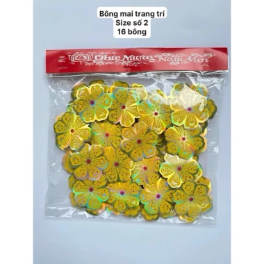 Set Mai Đào Giấy Ép 3D Cửa Kính, Dán Tường Đón Xuân Bính Ngọ 2.026 Đa size 45k 3