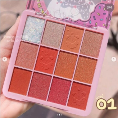 Set Makeup Rose 17 Món - Bộ cọ 13 cây, túi đựng, phấn mắt, má hồng, son lì tông màu 538.000đ