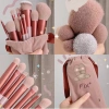 Set Makeup Rose 17 Món - Bộ cọ 13 cây, túi đựng, phấn mắt, má hồng, son lì tông màu 538.000đ 6