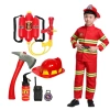 Set Màu Đỏ Trang Phục Hóa Trang Lính Cứu Hỏa Trẻ Em, Phụ Kiện - Giá 61.000₫ 3
