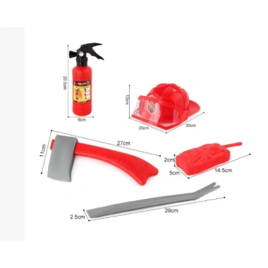 Set Màu Đỏ Trang Phục Hóa Trang Lính Cứu Hỏa Trẻ Em, Phụ Kiện - Giá 61.000₫ 5