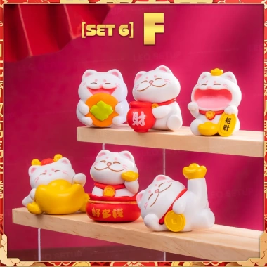 Set Mèo Thần Tài May Mắn Tết Bính Ngọ 2.026: Quà Lì Xì Dễ Thương, Trang Trí 38k 7