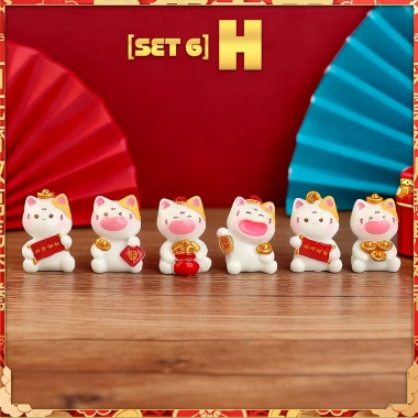 Set Mèo Thần Tài May Mắn Tết Bính Ngọ 2.026: Quà Lì Xì Dễ Thương, Trang Trí 38k 9