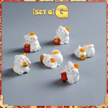 SET Mèo Thần Tài Tết Nguyên Đán Bính Ngọ 2.026 - Quà May Mắn Trang Trí Giá 39.000 8 SET Mèo Thần Tài Tết Nguyên Đán Bính Ngọ 2.026 - Quà May Mắn Trang Trí Giá 39.000 8