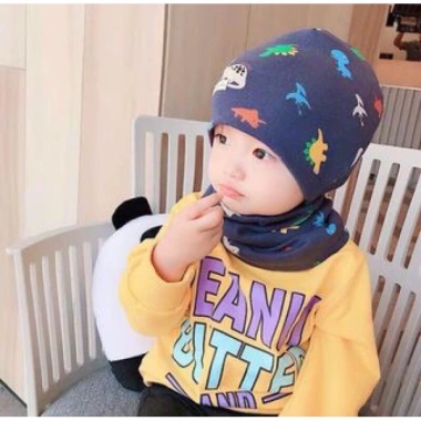 Set mũ và khăn ống cotton mềm cho bé 6 tháng - 6 tuổi, siêu thoáng mát, giá chỉ 19.900₫ 5