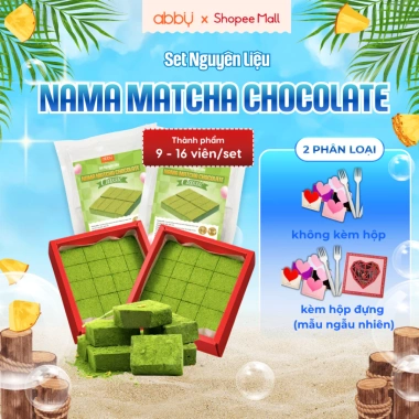 Set Nama Chocolate Valentine 2 vị - Socola nguyên chất + Bột Whipping Cream, Abby kèm thiệp dĩa, chỉ 58.900₫ 3