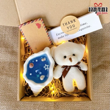 Set Nến Thơm Vỏ Sò Đại Dương + Gấu Bông Mini & Thiệp - Sinh Nhật, Valentine, Noel 89k 3