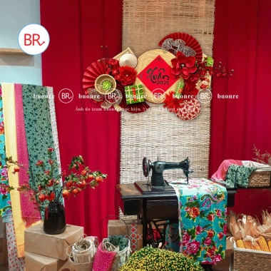 Set Nguyên Liệu Trang Trí Mẹt Xuân An Lộc - Treo Tường, Cầu May Mắn, Chỉ 64.000 VND