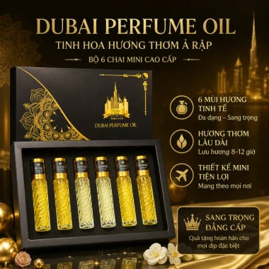 Set nước hoa Dubai đen - Hương sang trọng, giảm còn 38.000₫ (giá gốc 46.740₫) 5