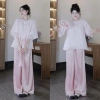 Set Pháp Phục Áo Lam Đi Chùa Hồng Pastel Nhẹ Nhàng - Bộ Mặc Tết Trẻ Trung, 89k 3