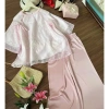 Set Pháp Phục Áo Lam Đi Chùa Hồng Pastel Nhẹ Nhàng - Bộ Mặc Tết Trẻ Trung, 89k 6