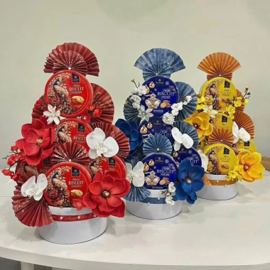 Set phụ kiện decor hotrend Tết 2.026 - Trang trí tháp bánh, tháp nước, ban thờ gia tiên, chùa - 110.000 VND