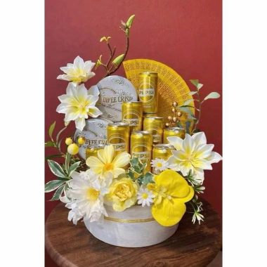 Set phụ kiện decor Tết 2.026 - Tháp bánh, tháp nước, ban thờ, chùa, quán cafe - chỉ 95.000đ