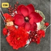 Set Phụ Kiện Hoa Trang Trí Tháp Bánh Tài Lộc Giỏ Hoa Quả Dâng Lễ Tết Giá 38.998₫ 3