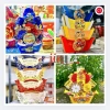 Set Phụ Kiện Khay Thuyền và Màng Co Giỏ JIN - Khay Thuyền Tết, Giỏ Quà Cao Cấp, 17.999 VND 2