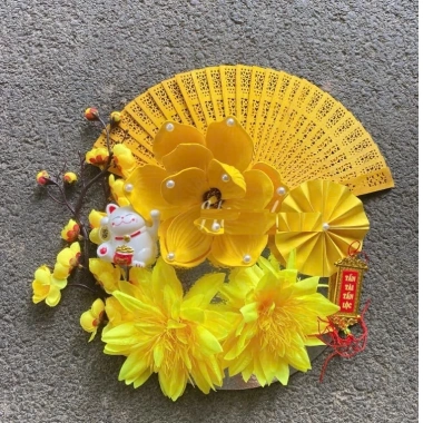 Set phụ kiện làm cháp A2, tháp bánh, tháp bia - Trang trí Tết DIY, giá chỉ 35.000đ 3