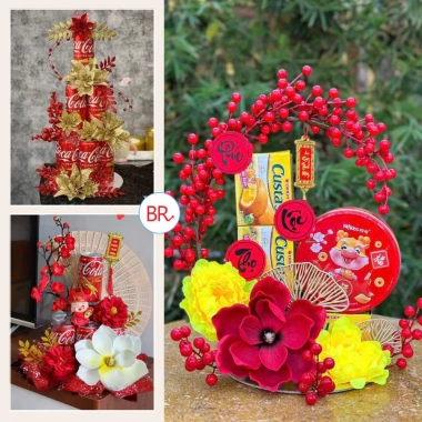 Set phụ kiện làm tháp bánh Đào Đông Đại Lộc – Trang trí Tết, tráp bánh 2.608, giá ưu đãi 30.000₫
