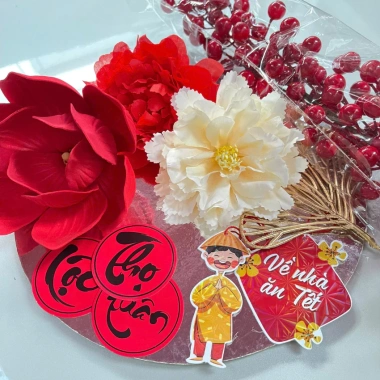 Set phụ kiện làm tháp bánh Đào Đông Đại Lộc – Trang trí Tết, tráp bánh 2.608, giá ưu đãi 30.000₫