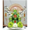 Set phụ kiện xanh cốm trắng trang trí tháp oản, tháp nước Tết đẹp và chỉ 55.000đ 2