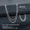 Set Quà Dây Chuyền Vòng Tay cho Bạn Trai - Sinh Nhật, Noel, Giáng Sinh Apous 152k 7