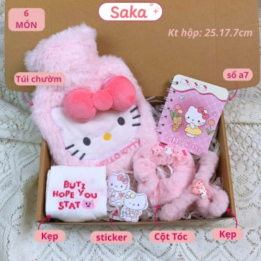 Set Quà Hello Kitty Hồng Dễ Thương - Quà Sinh Nhật Bạn Gái, Bạn Thân - K01 - 89.000₫ 3