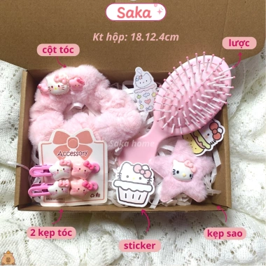 Set Quà Hello Kitty Hồng Dễ Thương - Quà Sinh Nhật Bạn Gái, Bạn Thân - K01 - 89.000₫ 4