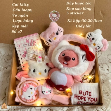 Set Quà Hello Kitty Hồng Dễ Thương - Quà Sinh Nhật Bạn Gái, Bạn Thân - K01 - 89.000₫ 10