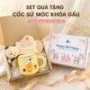 Set quà sinh nhật nữ, hộp quà tặng bạn trai kèm quạt và gấu – 89k