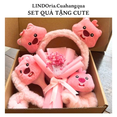 Set Quà Tặng Bạn Gái Cute LINDOria - Quà Sinh Nhật 20/10, 14/2, 8/3, Capybara, Cinnamoroll, Kitty - Giá 63.750₫ 3 Set Quà Tặng Bạn Gái Cute LINDOria - Quà Sinh Nhật 20/10, 14/2, 8/3, Capybara, Cinnamoroll, Kitty - Giá 63.750₫ 3