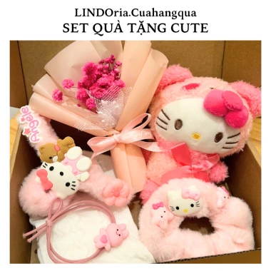 Set Quà Tặng Bạn Gái Cute LINDOria - Quà Sinh Nhật 20/10, 14/2, 8/3, Capybara, Cinnamoroll, Kitty - Giá 63.750₫ 9 Set Quà Tặng Bạn Gái Cute LINDOria - Quà Sinh Nhật 20/10, 14/2, 8/3, Capybara, Cinnamoroll, Kitty - Giá 63.750₫ 9