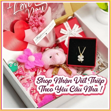 Set quà tặng bạn gái Valentine - Dây chuyền lắc tay cao cấp, quà sinh nhật, ngày Quốc tế phụ nữ Gia Đình Hải Ly 60.000